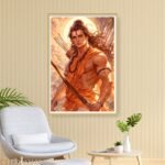Shri Ram Canvas Wall Painting